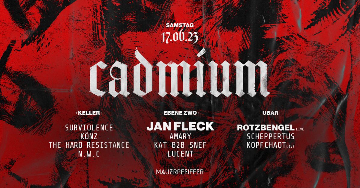 cadmium w/ Jan Fleck & Rotzbengel live