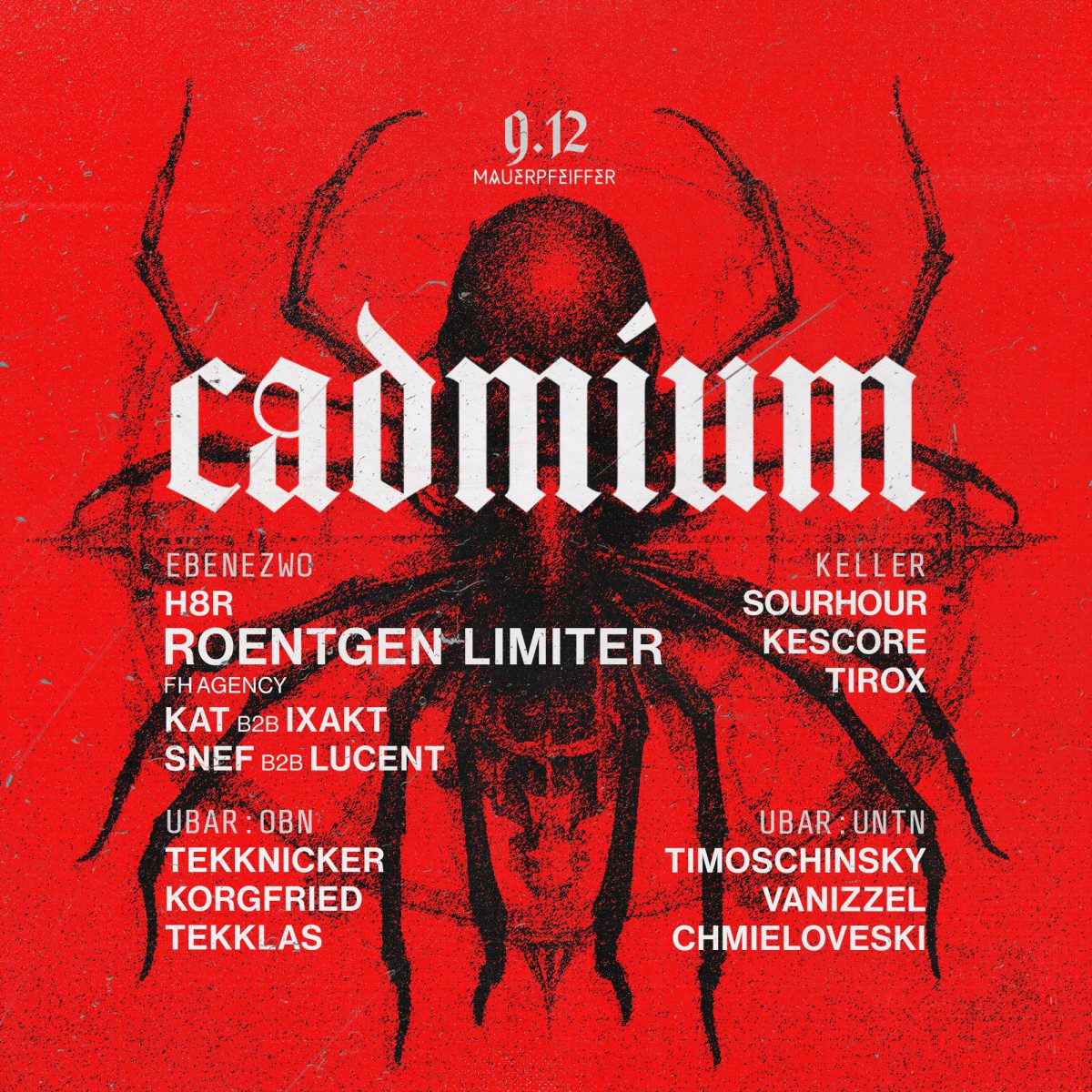 2 JAHRE CADMIUM [4FLOORS] w/ ROENTGEN LIMITER