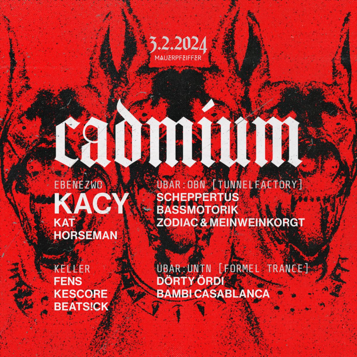 CADMIUM inv/ KACY & Tunnel Factory